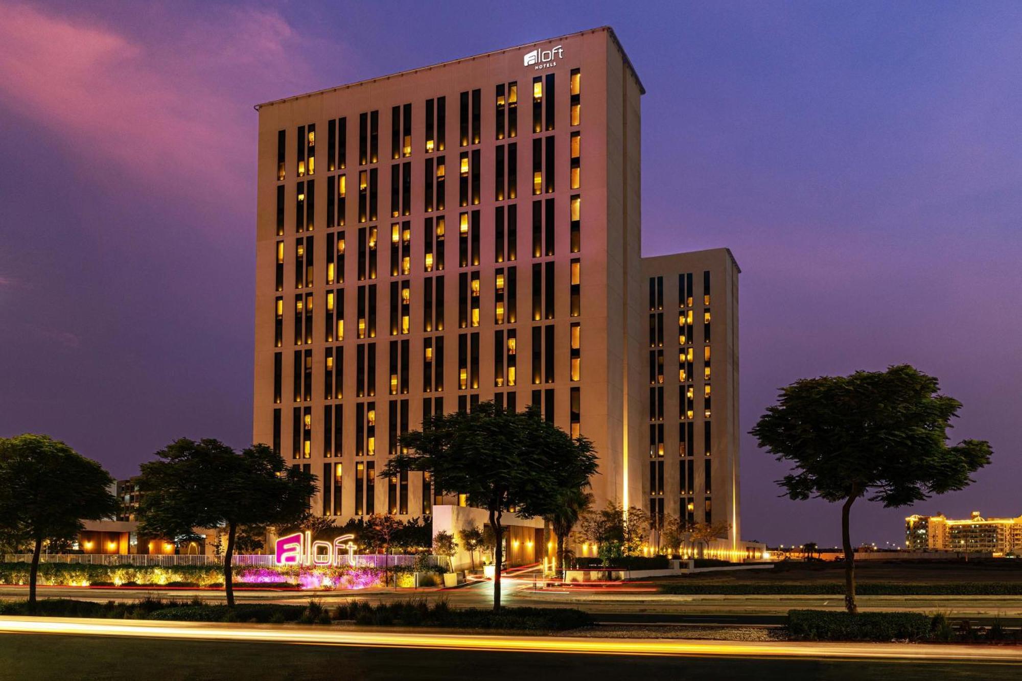 Aloft Me'Aisam, Dubai Hotell Exteriör bild